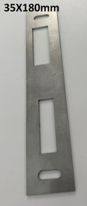 slotplaat voor deurslot 35 X 180 mm