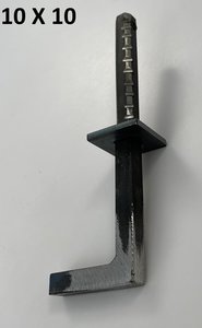 vierkante dook 10 X 10 mm voor chemische verankering 