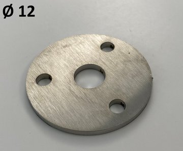 voetplaat Ø 12 mm 