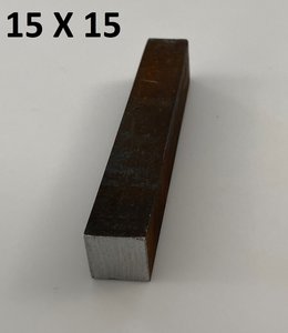 vierkant staal 15 X 15 mm