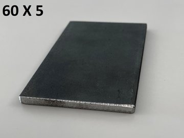 plat staal 60 X 5 mm 