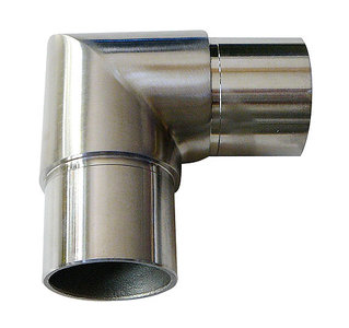hoekbocht 90° inox