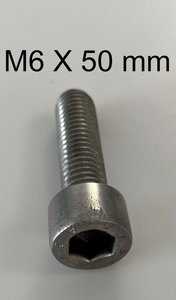 inbusbout M6 X 50 mm 