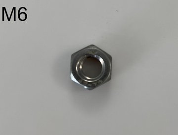 inox moer M6