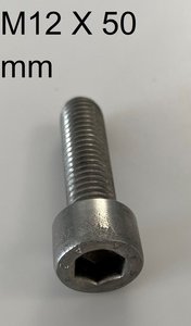 verzinkt inbusbout M12 X 50 mm 