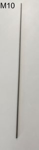 inox draad einde van M10 X 1000 mm 