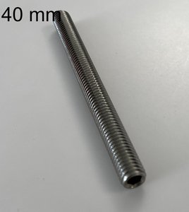 inox stok einde M8 X 40 mm 