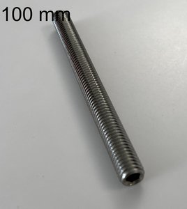 inox stok einde M8 X 100 mm 