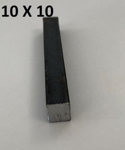 vierkant staal 10 X 10 mm 