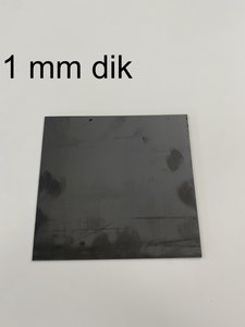 metalen plaat onbehandeld 1mm dik 