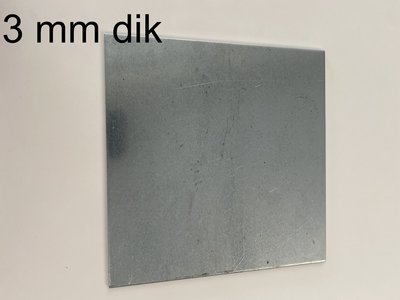 metalen plaat gegalvaniseerd 3mm dik 