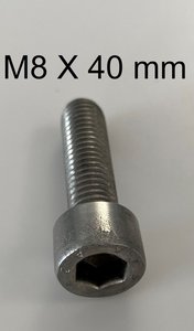 verzinkt inbusbout M8 X 40 mm 