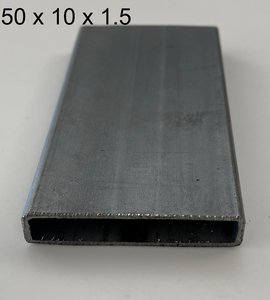 rechthoekige koker 50 X 10 X 1.5 mm 